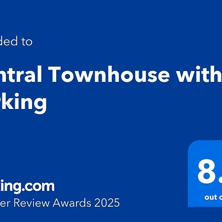 Central Townhouse With Parking Телфорд Экстерьер фото